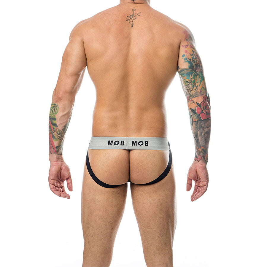 MOB - CLASSIC STRIPE WHITE JOCK SIZE L