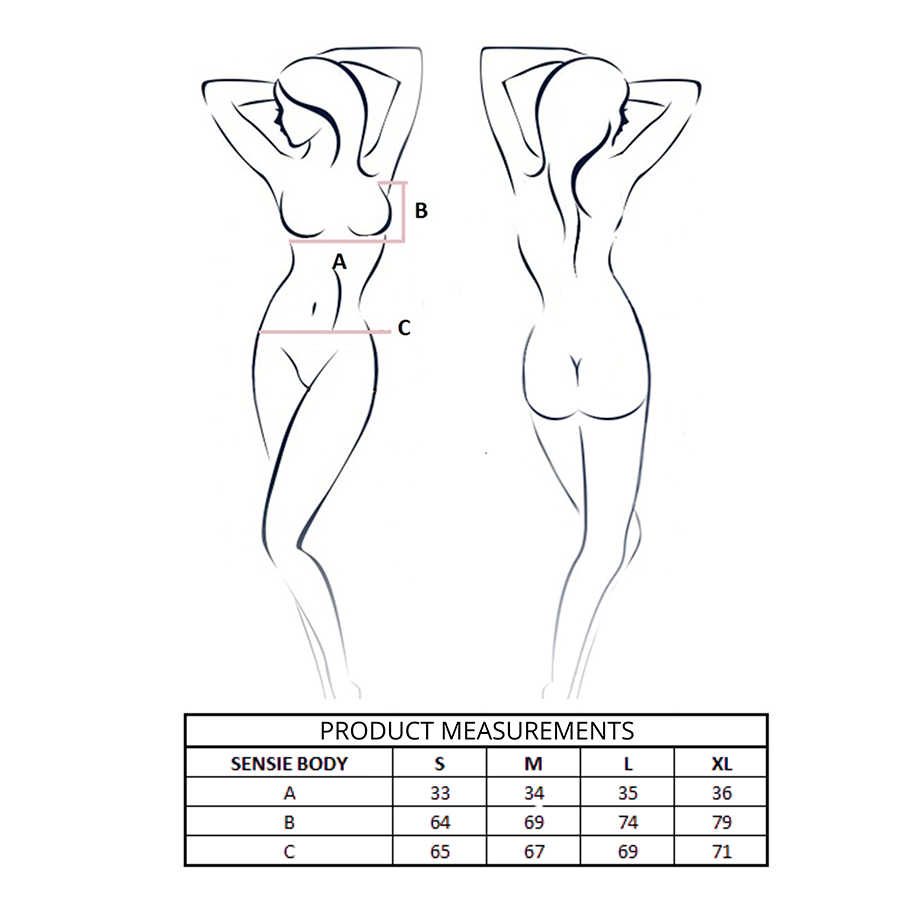 PASSION - SENSIE BODY TEAL S/M