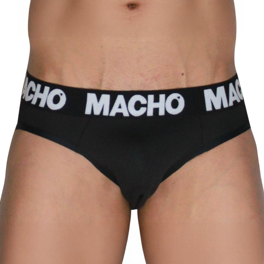 MACHO - MCH007 CLASSIC SLIP BLACK + BLACK L