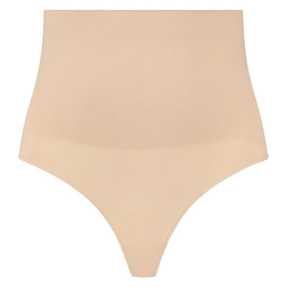 BYE-BRA - THONG STYLE SEAMLESS GIRDLE BEIGE SIZE XL