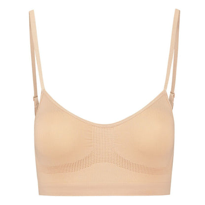 BYE-BRA - MEDIUM CONTROL BRA SEAMLESS BEIGE SIZE M