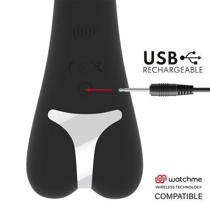 BRILLY GLAM - RYAN VIBRATOR + WATCHME REMOTE CONTROL