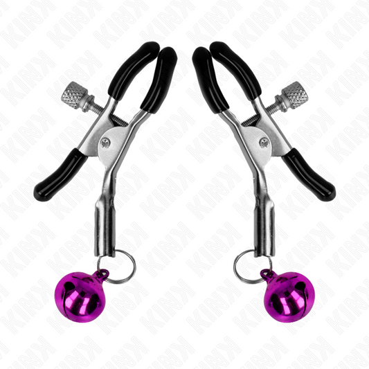 KINK - PURPLE SINGLE BELL NIPPLE CLAMP 6 CM