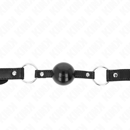 KINK - BLACK TPE BALL 4 CM GAG 60 x 2 CM