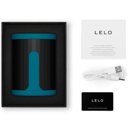 LELO - F2S™ TEAL  MALE MASTURBATOR BLUE