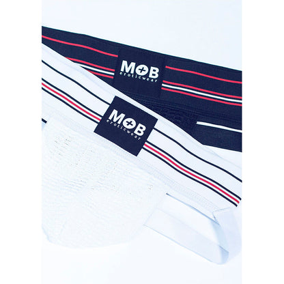 MOB - CLASSIC WHITE THONG SIZE XL