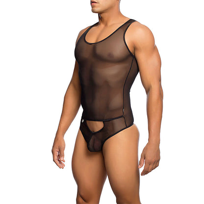 MOB - TRANSPARENT BLACK BODYSHEER SIZE L/XL