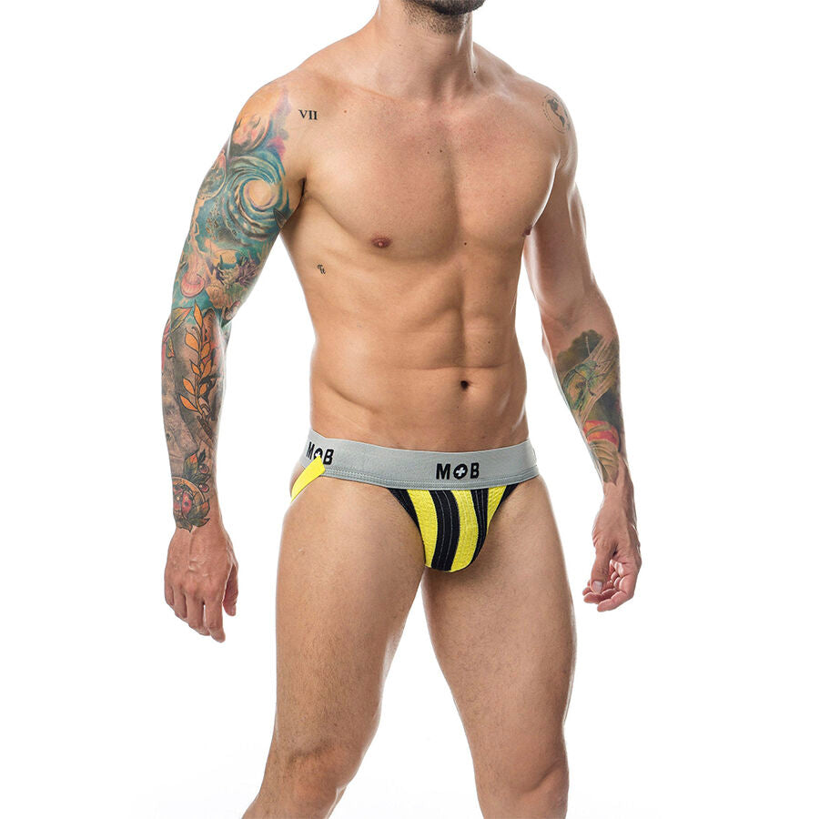 MOB - CLASSIC JOCK STRIPE YELLOW SIZE L