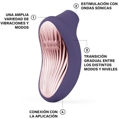LELO - SONA 3 SONIC CLITORAL MASSAGER CYBER PURPLE