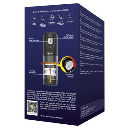 SNAIL VIBE - IKON SPARK THRUSTING & ROTATION MASTURBATOR