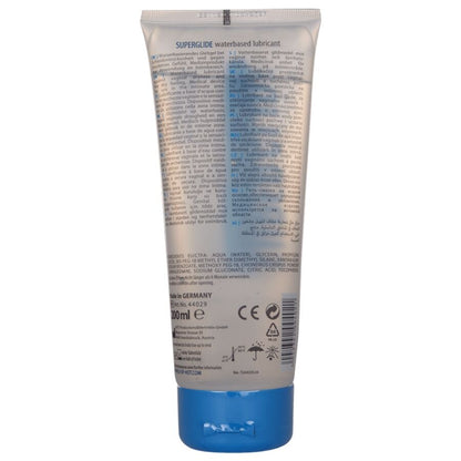 HOT - SUPERGLIDE LIQUID PLEASURE WATERBASED LUBRICANT 200 ML