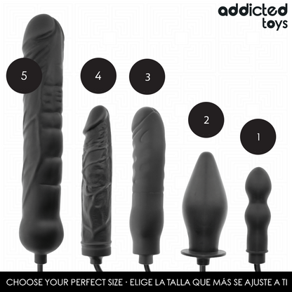 ADDICTED TOYS - INFLATABLE DOUBLE BUTT PLUG MODEL 1