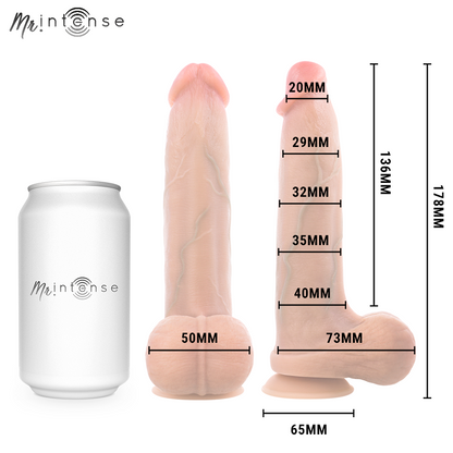 MR INTENSE - BRUCE S ULTRA-REALISTIC COCK WITH TESTICLES 17.8 CM -Ø- 4 CM