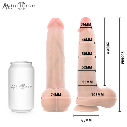 MR INTENSE - BRUCE XL ULTRA-REALISTIC COCK WITH TESTICLES 25.5 CM -Ø- 5.5 CM