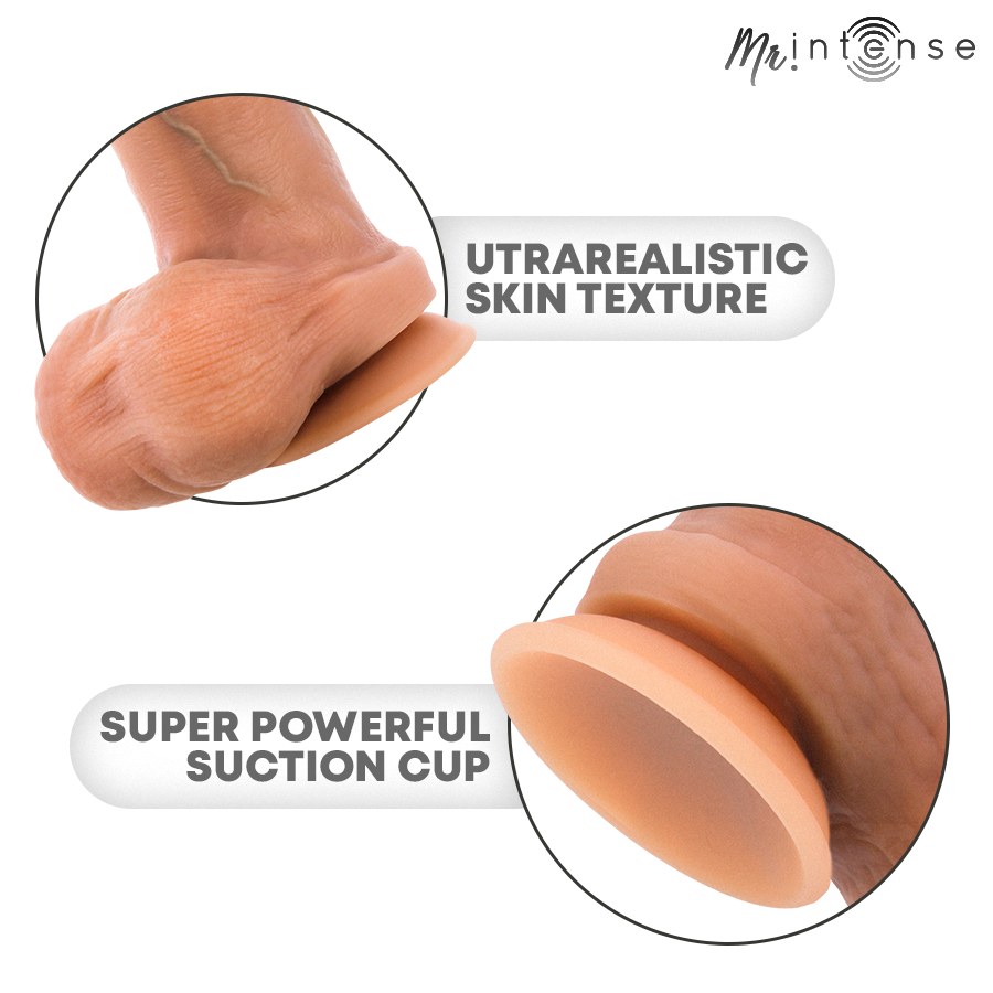 MR INTENSE - BRUCE XL ULTRA-REALISTIC COCK WITH TESTICLES 25.5 CM -Ø- 5.5 CM