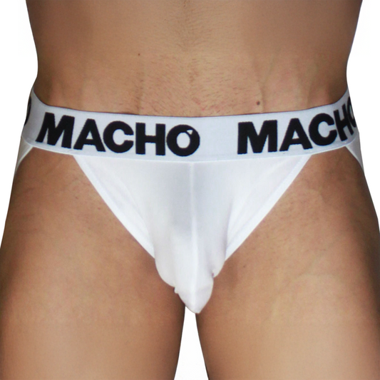 MACHO - MX29BL JOCK WHITE + WHITE M