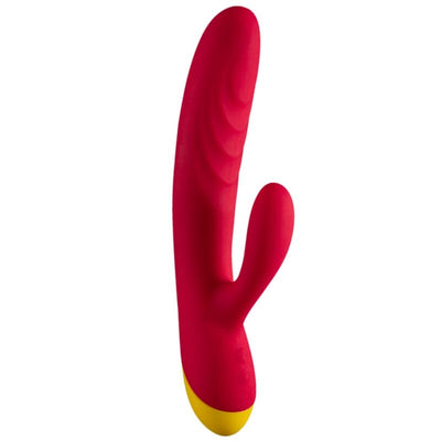 ROMP - JAZZ RECHARGEABLE RABBIT VIBRATOR RED