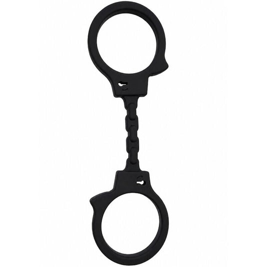 DIABLO PICANTE - SILICONE HANDCUFFS BLACK
