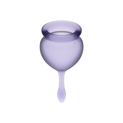 SATISFYER - FEEL GOOD MENSTRUAL CUP PURPLE 15 + 20 ML